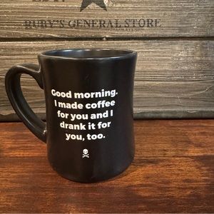 Death Wish Coffee diner mug